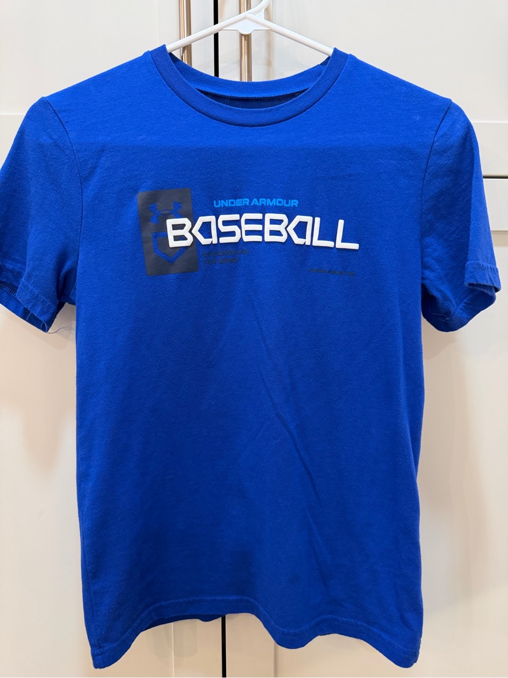Under Armour Kids' Blue Baseball Graphic Tee-YM